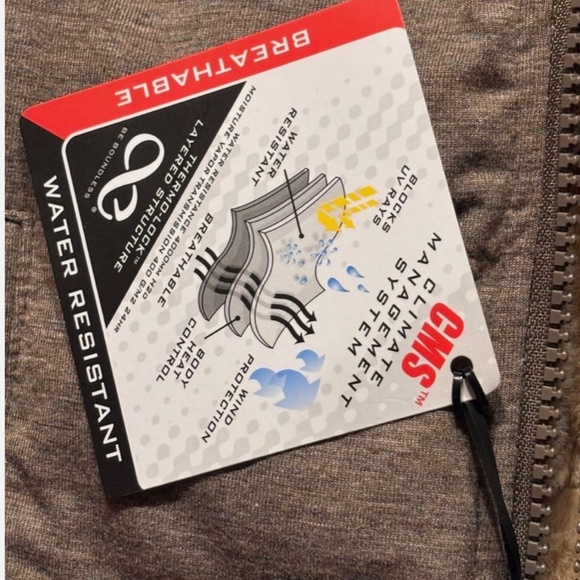 Be Boundless Women’s Water Resistant Faux Fur Jacket Knit Reversible Medium - Picture 7 of 11